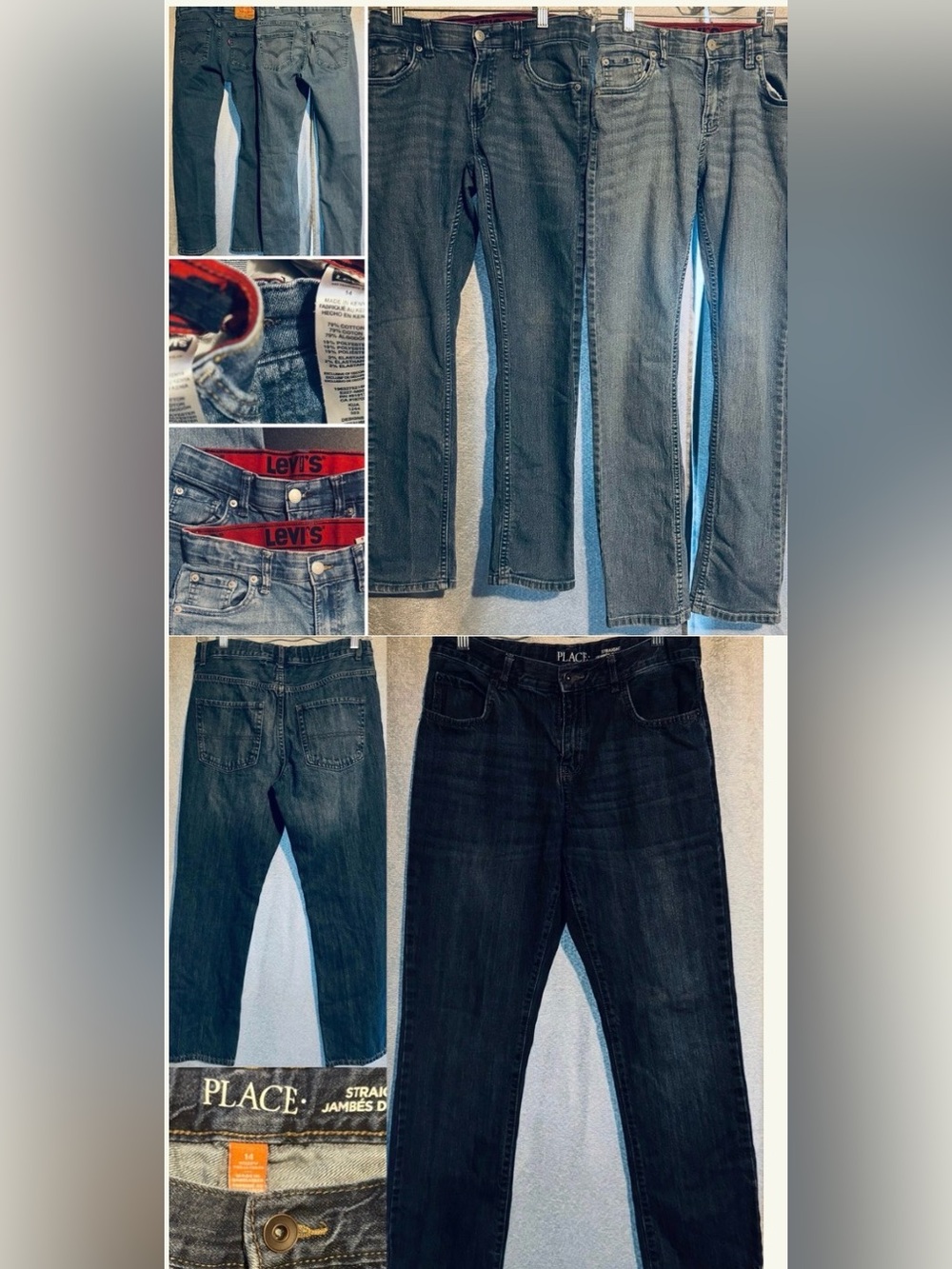 SIZE 14/16 BIG BOY’S 13 PIECE CASUAL CLOTHING BUNDLE - Picture 10 of 13